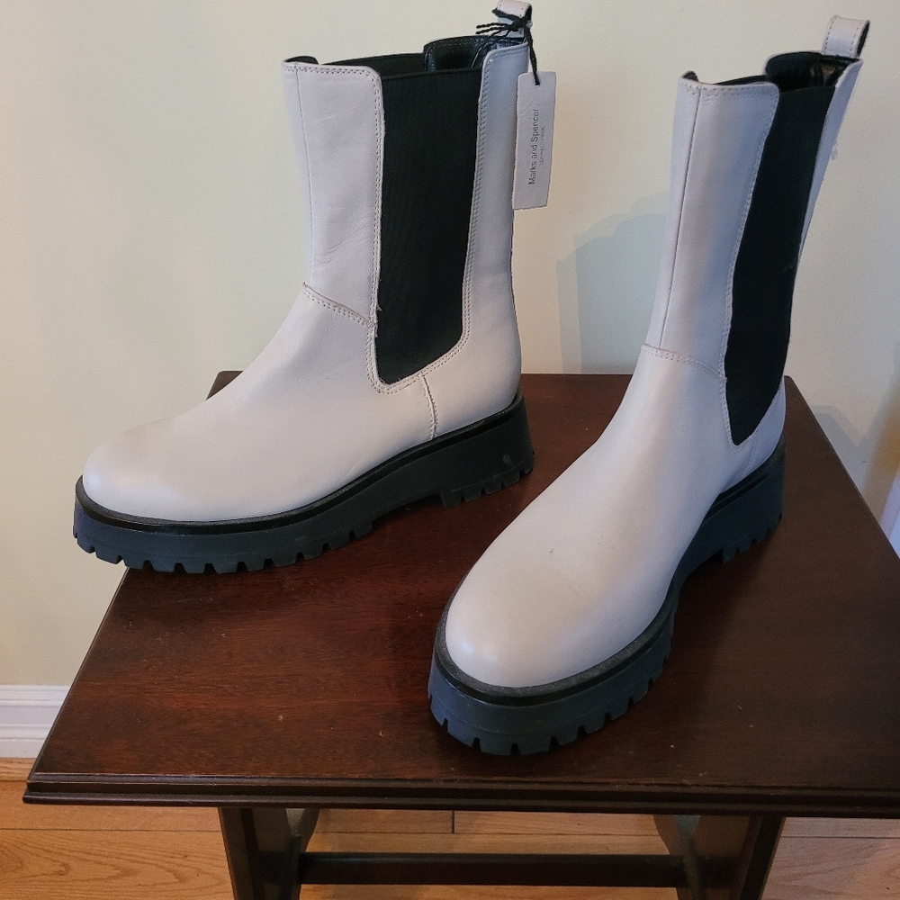Women's Light Grey  Boots
